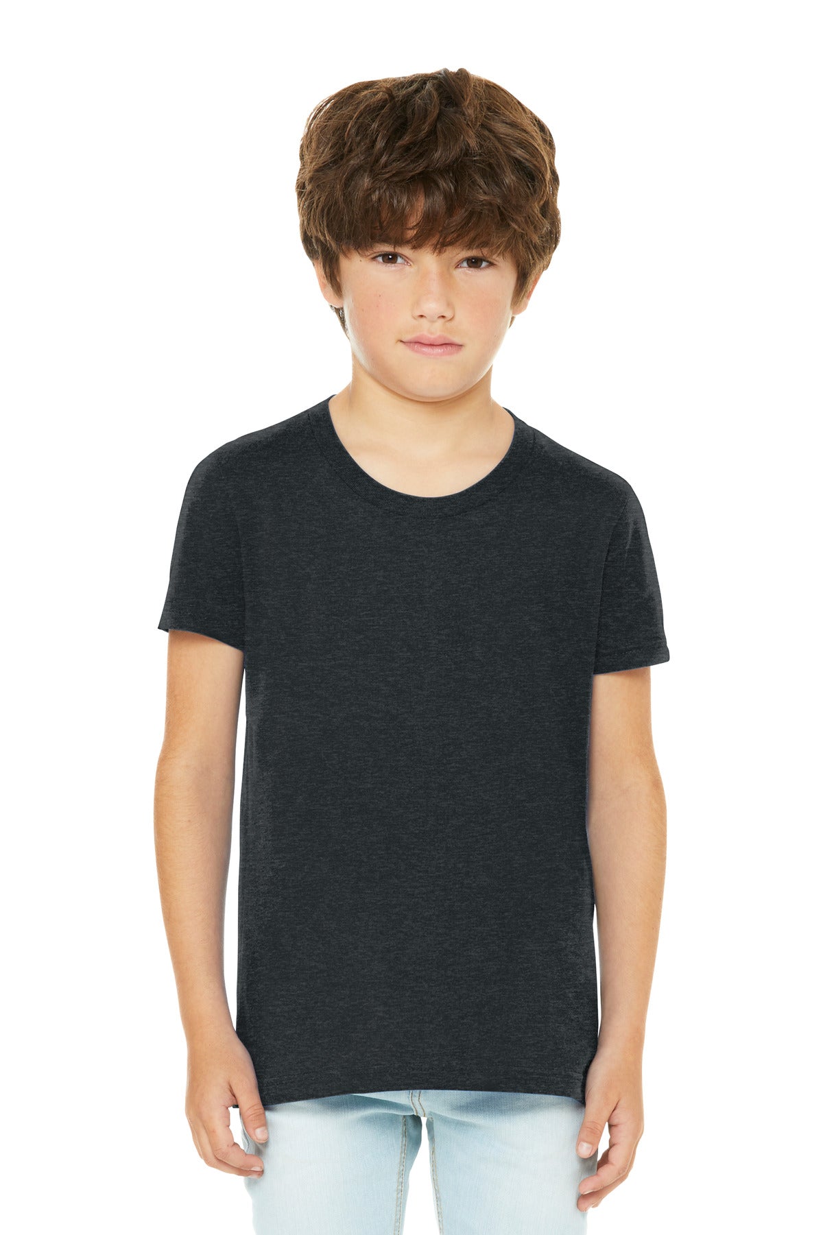 BELLA+CANVAS ® Youth Heather CVC Tee BC3001YCVC