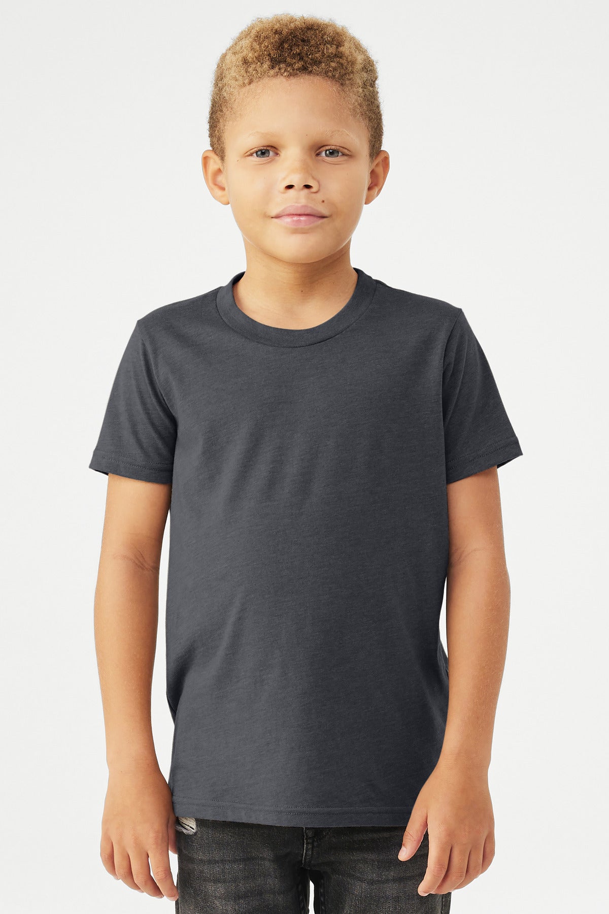 BELLA+CANVAS ® Youth Heather CVC Tee BC3001YCVC
