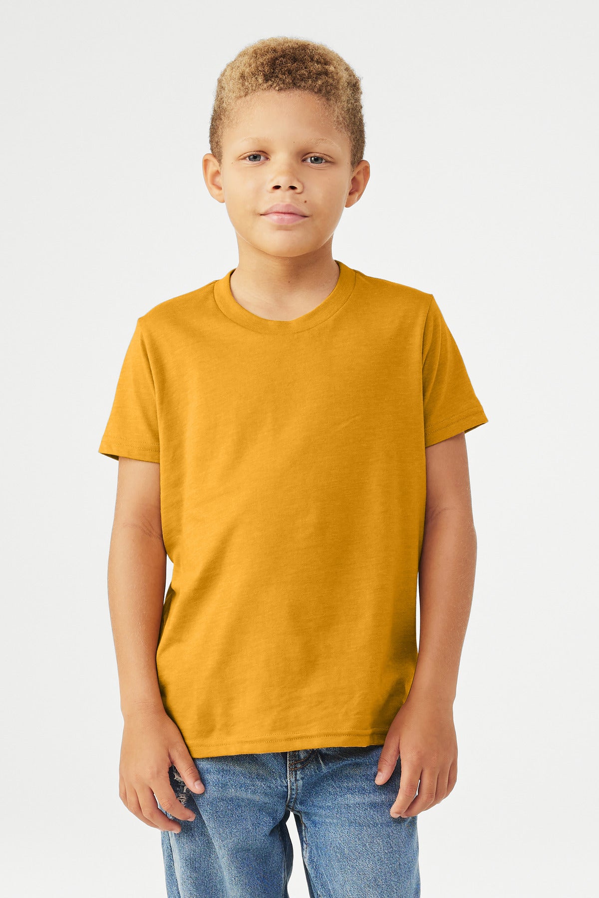 BELLA+CANVAS ® Youth Heather CVC Tee BC3001YCVC