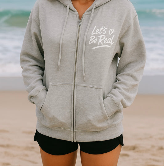 Salt Water Heals Everything – Zip-Up Hoodie