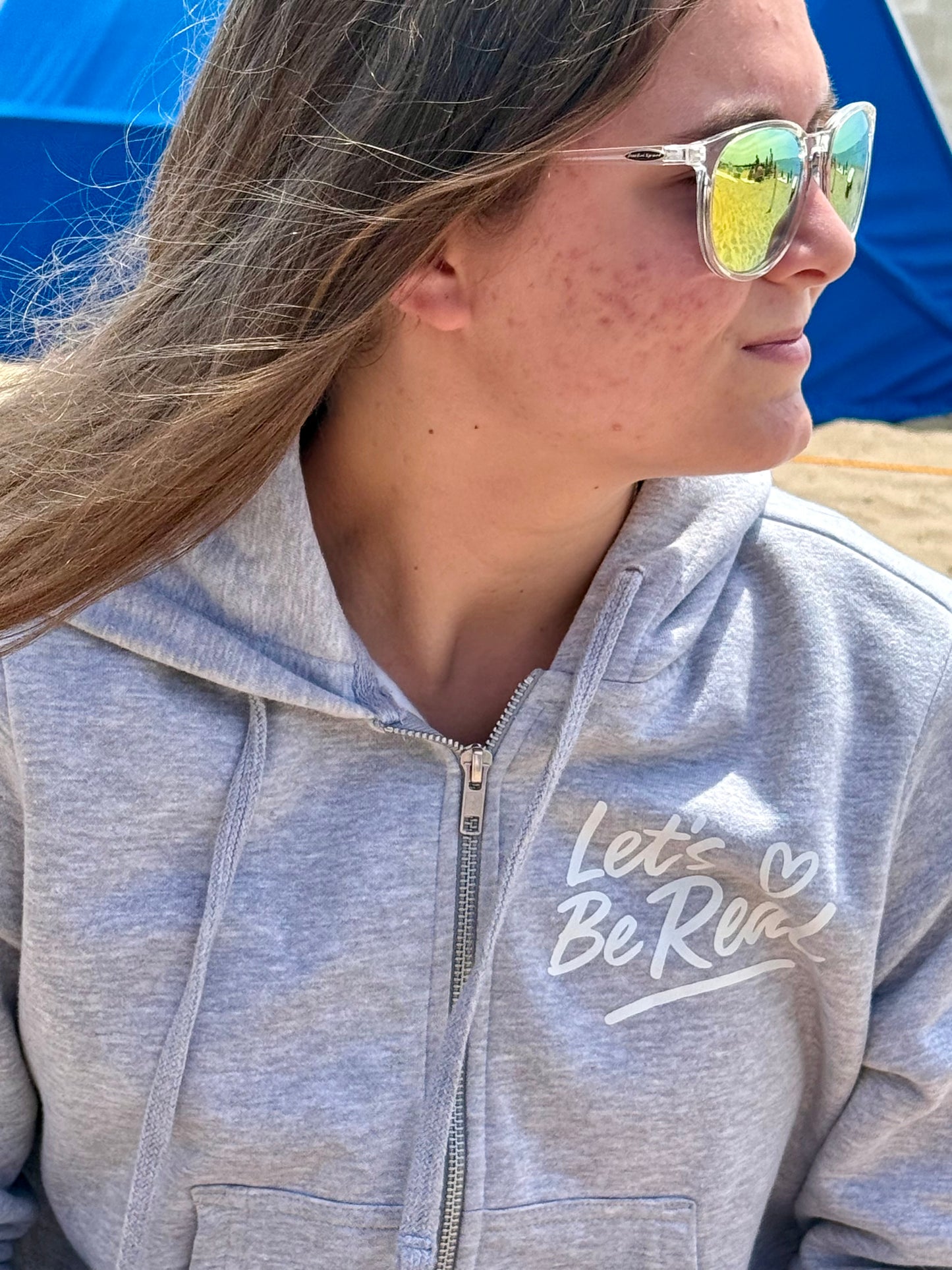 Salt Water Heals Everything – Zip-Up Hoodie