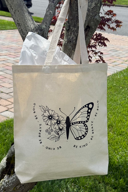 Inspire on the Go – Personalized Canvas Tote Bag