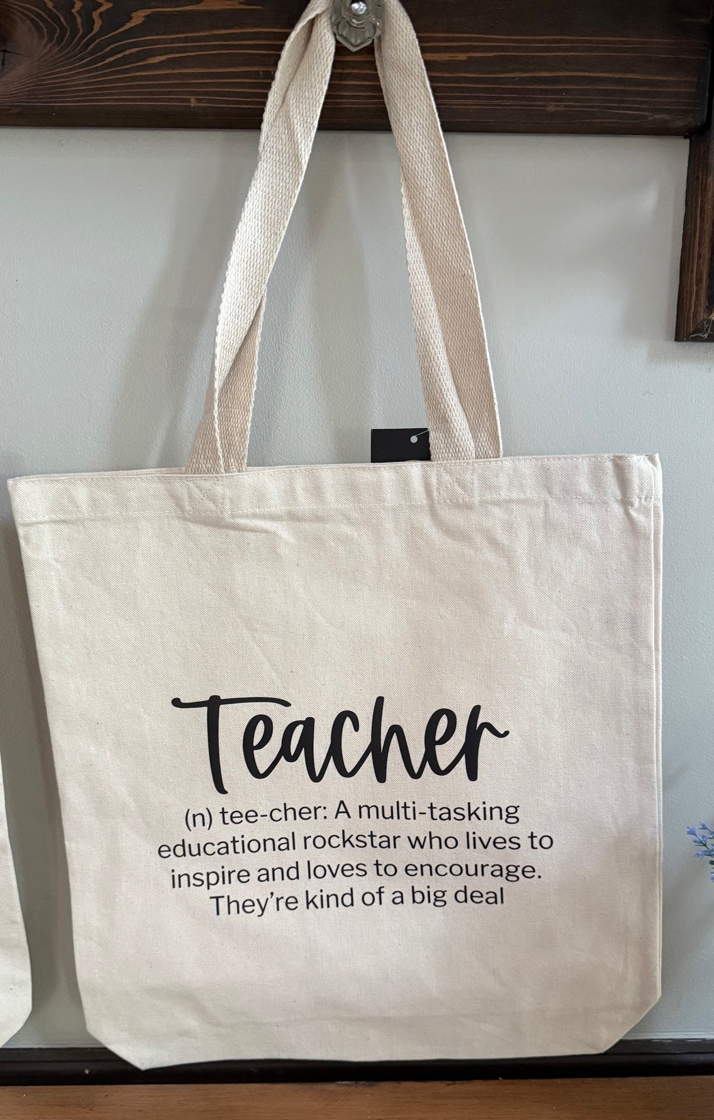 Inspire on the Go – Personalized Canvas Tote Bag