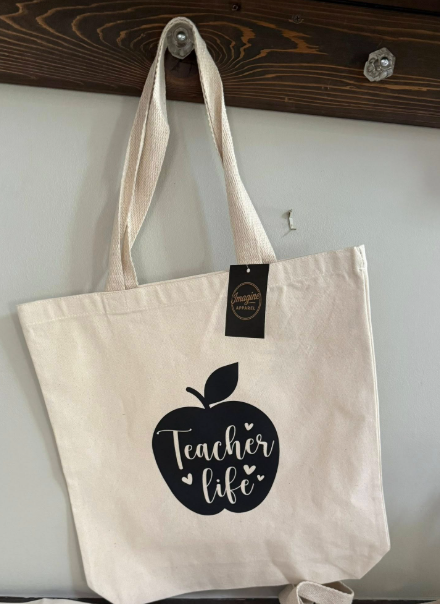 Inspire on the Go – Personalized Canvas Tote Bag